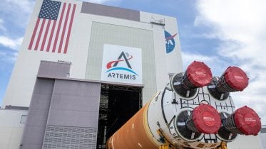 NASA’s Massive Rocket Rolls Out: Artemis II SLS Core Stage Arrives for Assembly