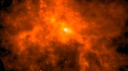 SMA Reveals Giant Star Cluster W49A