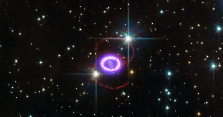 SN 1987A. Crédito: NASA/CXC/M. Weiss