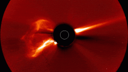 STEREO A Spacecraft CME April 2021 Crop
