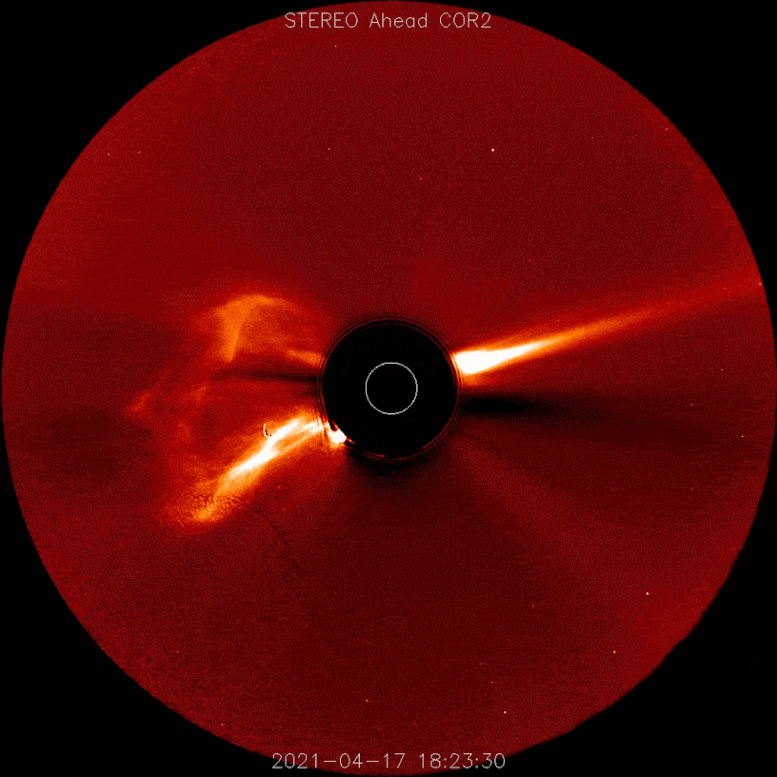 STEREO A Spacecraft CME April 2021