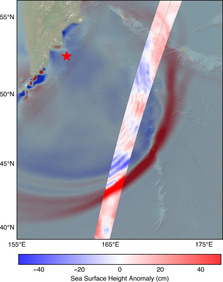 SWOT Satellite Tsunami Wave