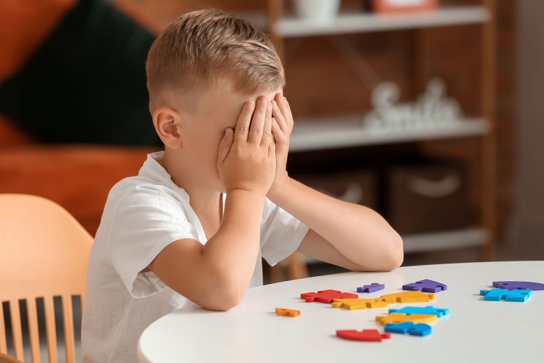 Sad Autistic Boy Puzzle
