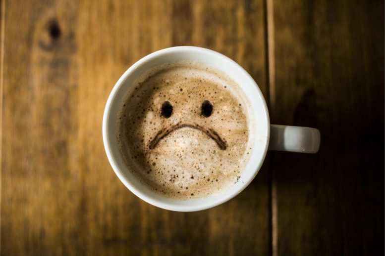 Sad Coffee Cup