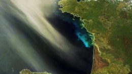 Saharan Dust Over the Bay of Biscay
