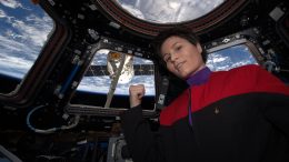 Samantha Cristoforetti ISS Cupola Dragon Approach