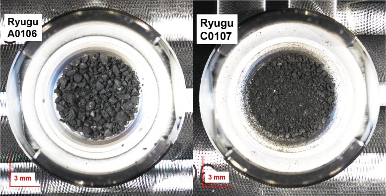 Samples A0106 and C0107 From Asteroid Ryugu