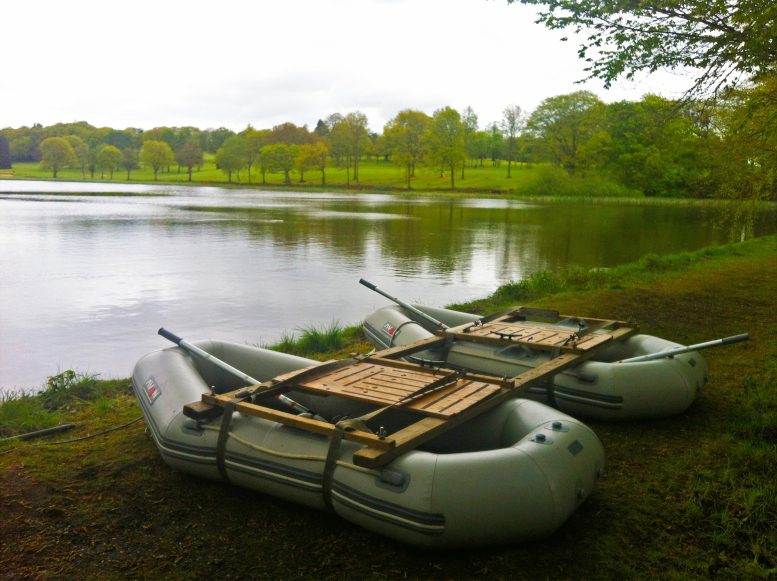 Sampling Boats on the Bank of the Lake