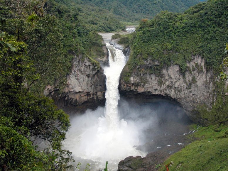 San Rafael Waterfall in Ecuador