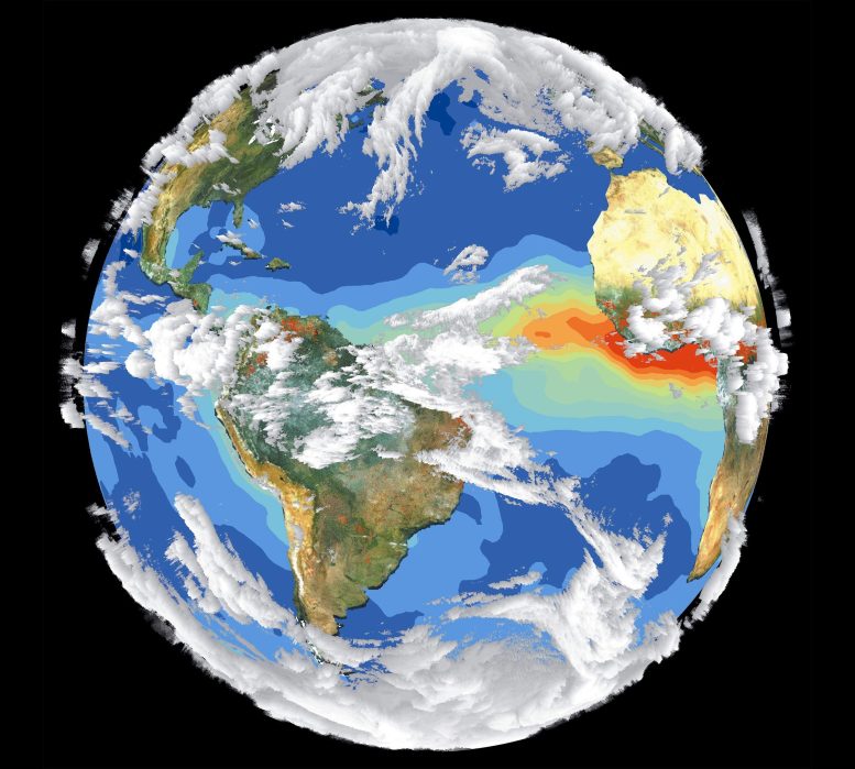 Satellite Image of Earth's Interrelated Systems and Climate