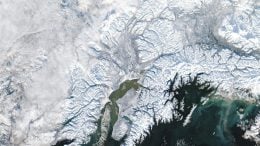 Satellite View Anchorage Alaska November 2023
