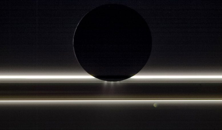 Saturn’s Moon Enceladus Drifts