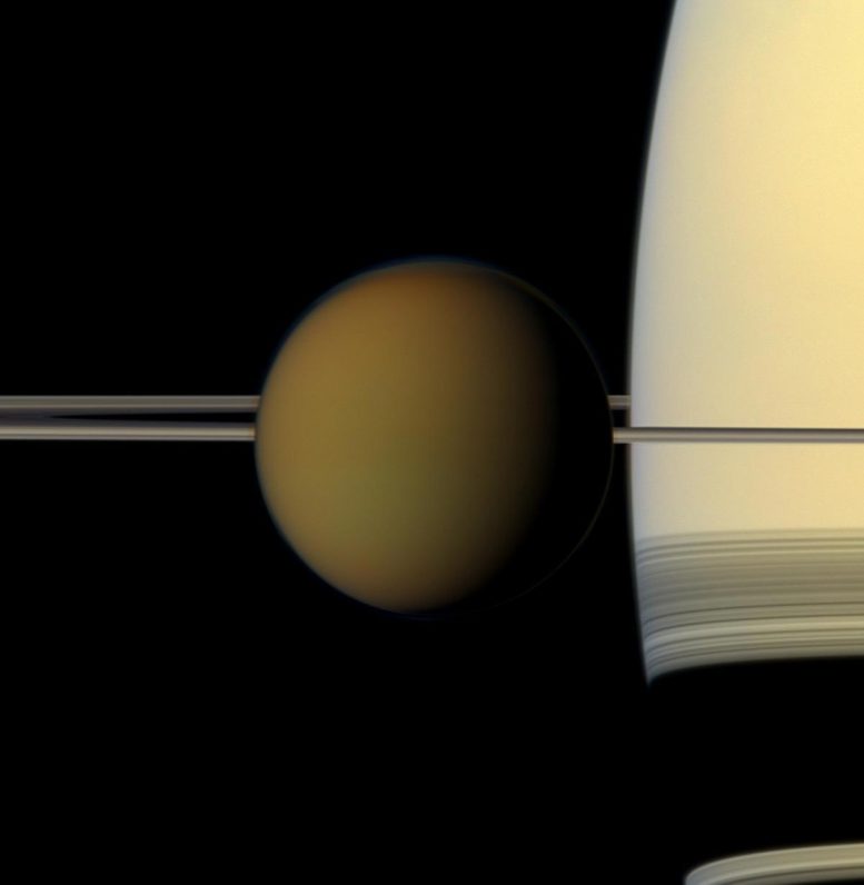 Saturn Moon Titan NASA Cassini Spacecraft