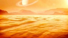 Saturn Moon Titan Sea