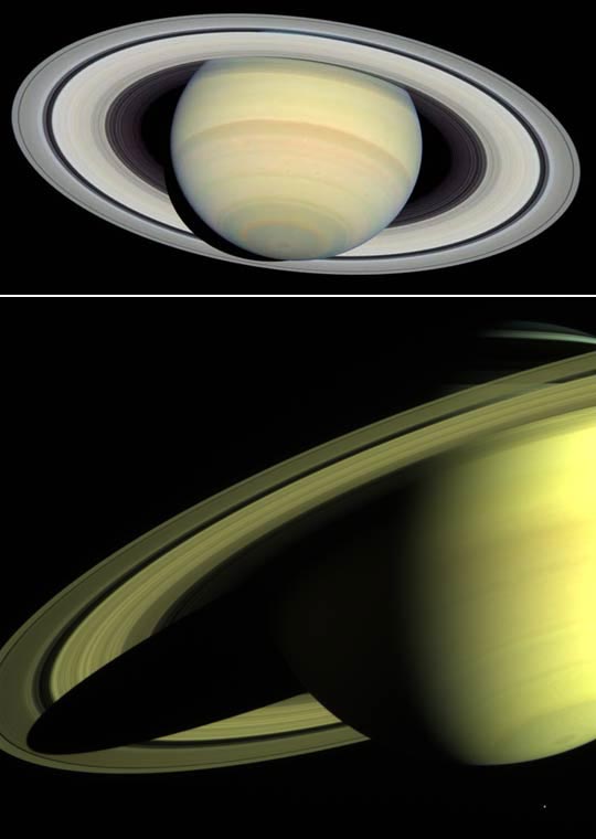 Saturne proche et lointain