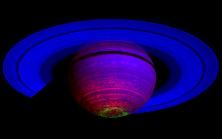 Saturn South Pole Cassini