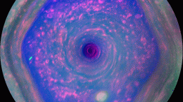 Saturn's Hexagon in Motion