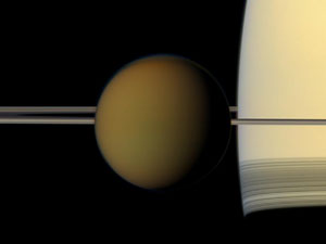 Saturn's largest moon, Titan
