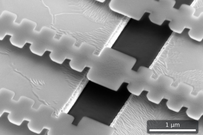 Scanning Electron Microscope Image of Mechanical Resonator
