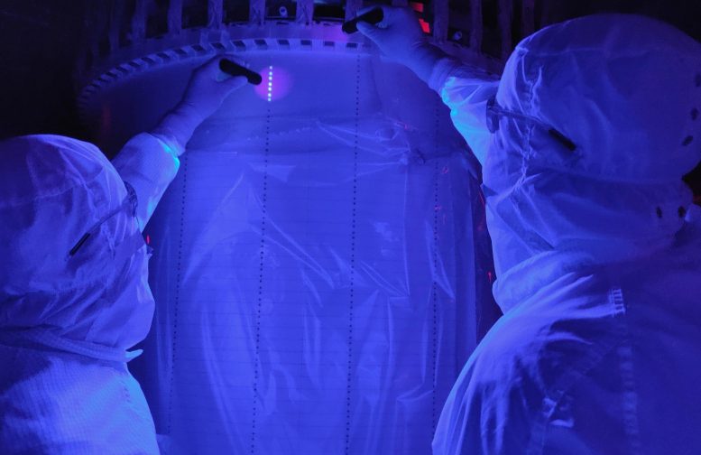 Scanning for Dust Contamination LZ Time Projection Chamber