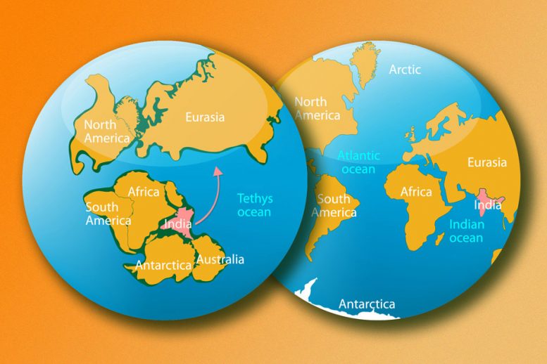 Scientists Explain Mystery of India’s Rapid Move Toward Eurasia