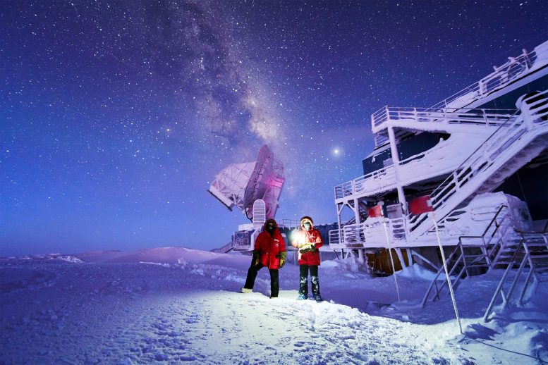 Scientists South Pole Telescope