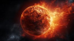 Scorching Hot Exoplanet Art Concept Illustration