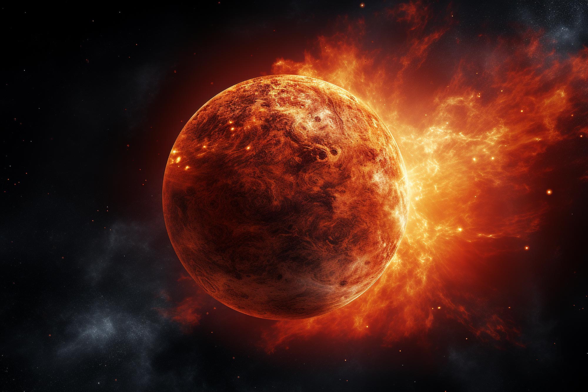 Astronomowie badają gorącą, gorącą obcą egzoplanetę
