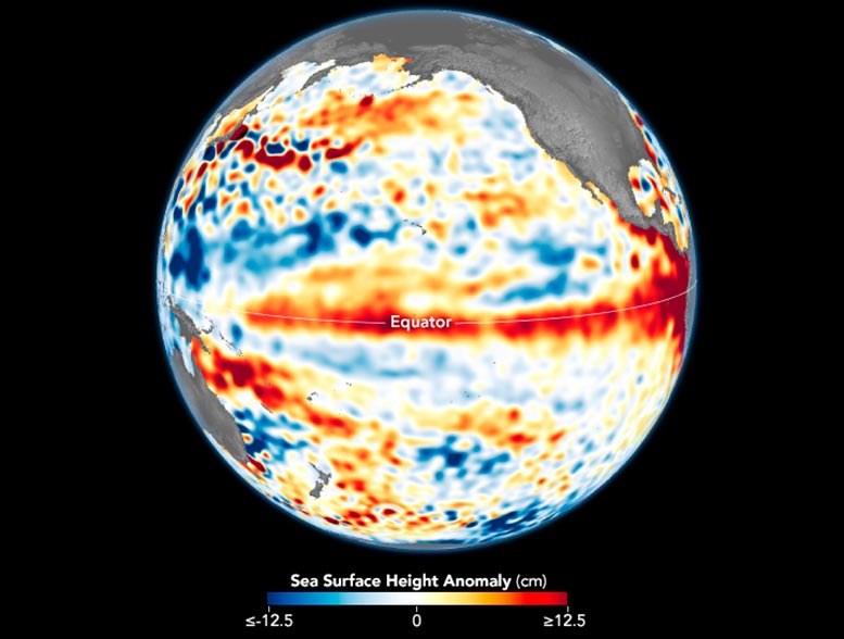 Sea Surface Height Anomaly 2023 Annotated