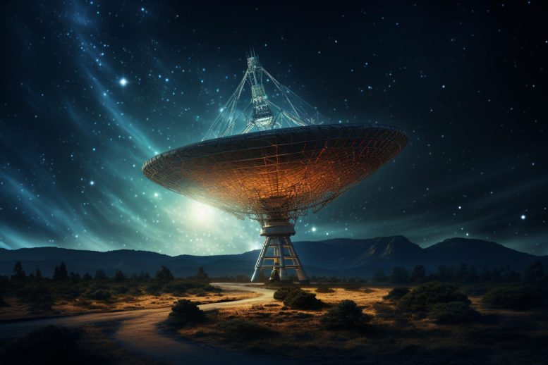 Search for Extraterrestrial Intelligence Art Concept Illustration