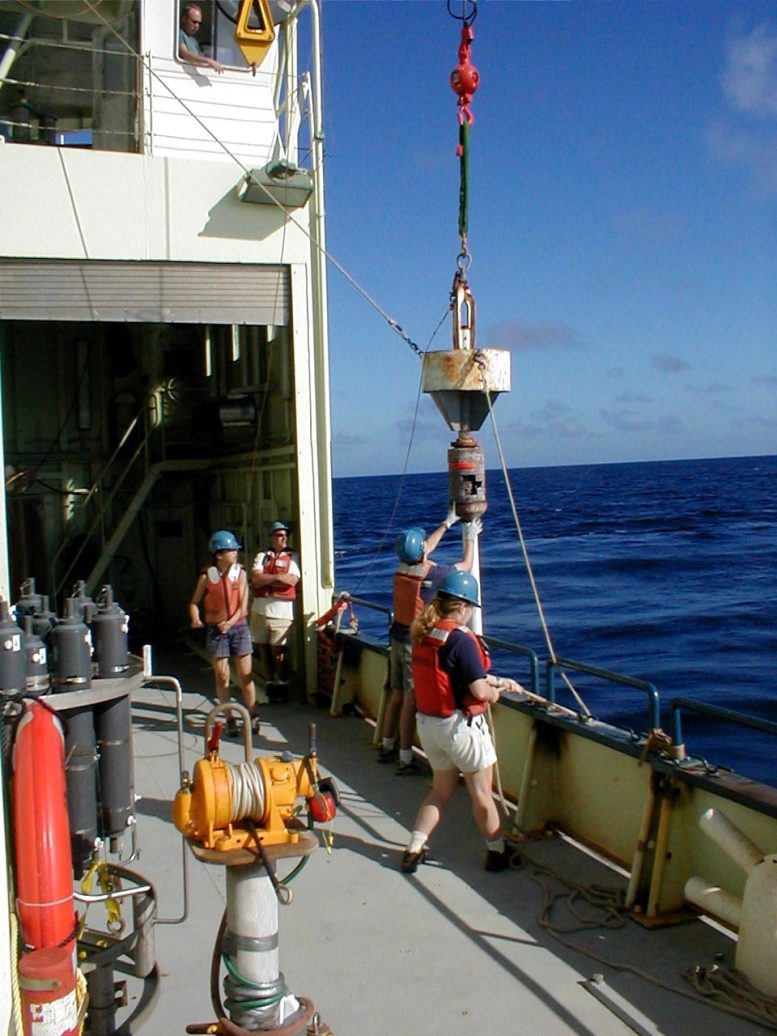 Sediment Core From Florida Straits