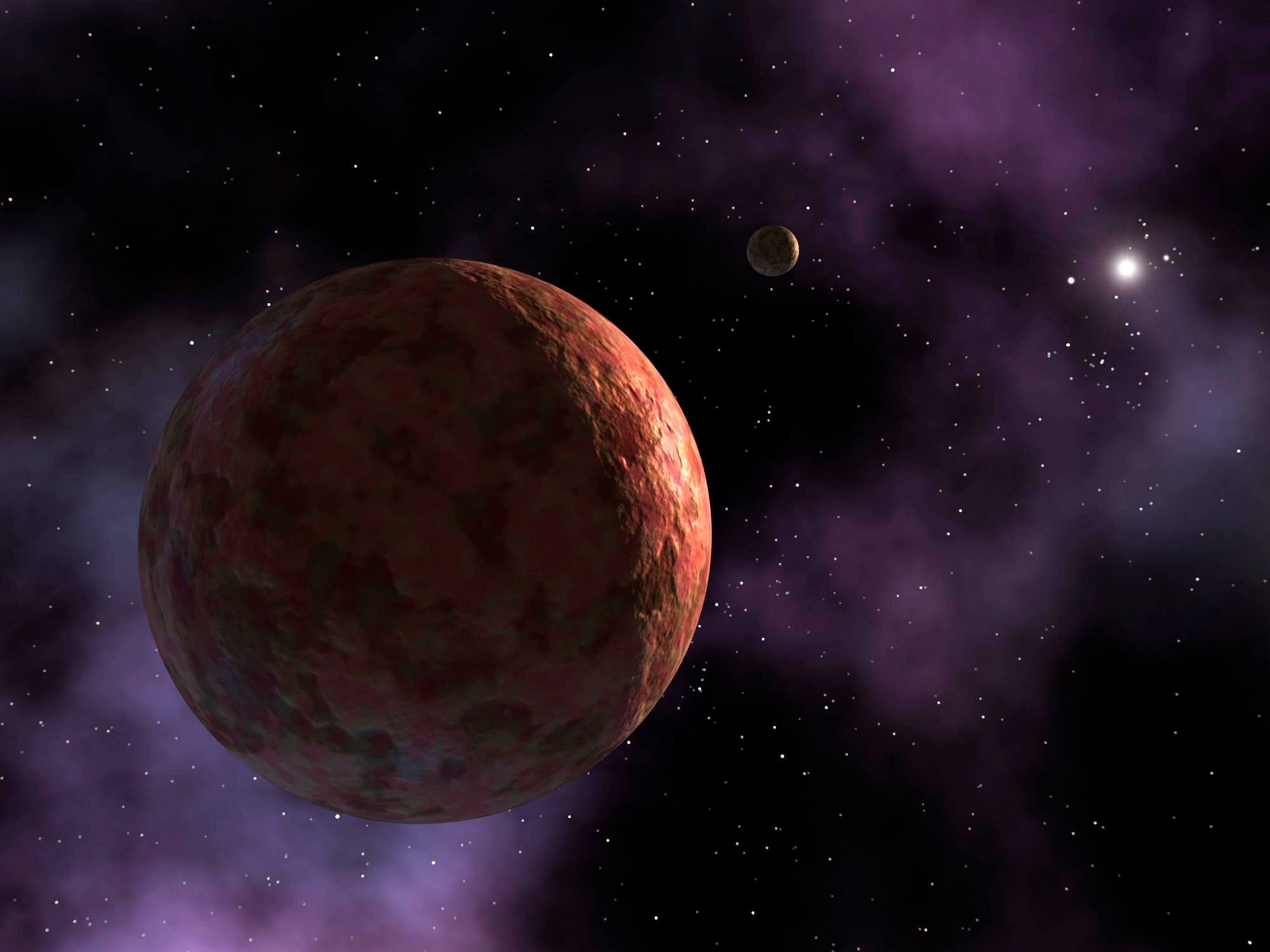 Webb mengamati tiga planet katai di Sabuk Kuiper