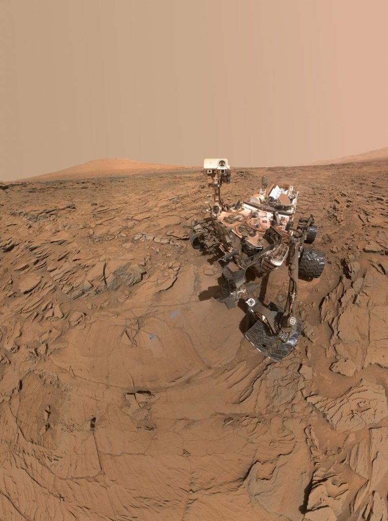 Selfie Mars Curiosity Rover