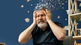Senior Bearded Man Alzheimer’s Dementia