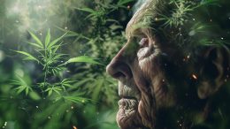 Senior Cannabis Benefits Concept