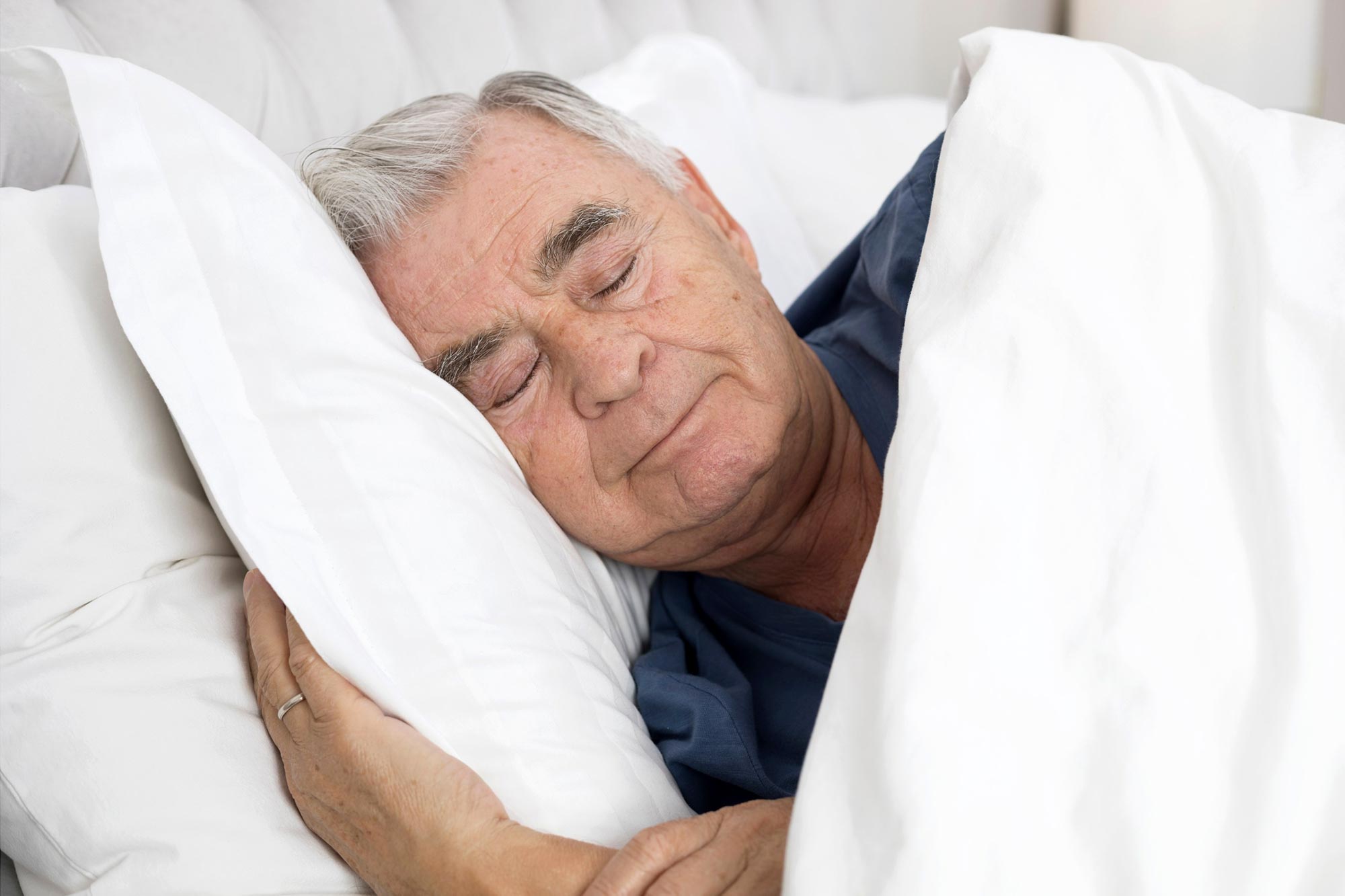 Senior Man Sleeping