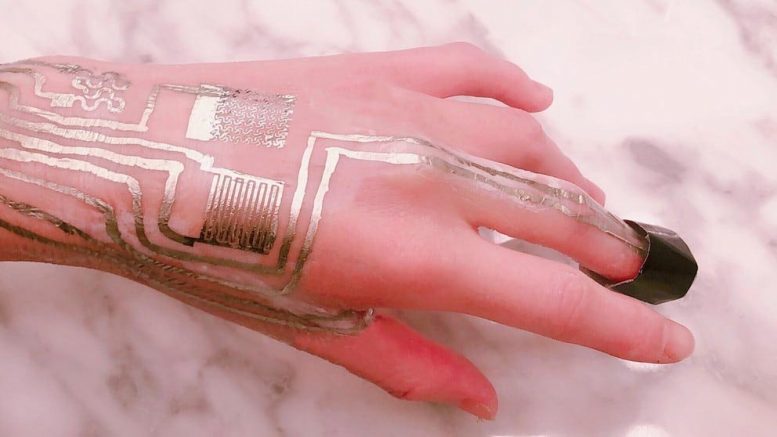 Sensors Printed Directly on Human Skin