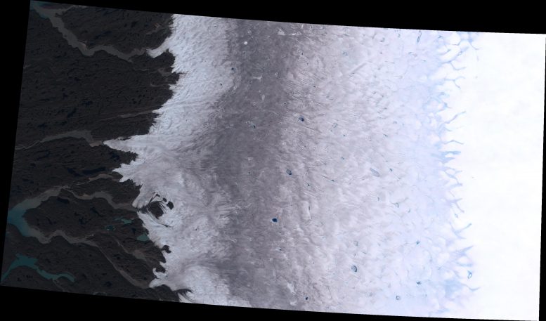 Sentinel-2 Satellite Image Southwestern Greenland Ice