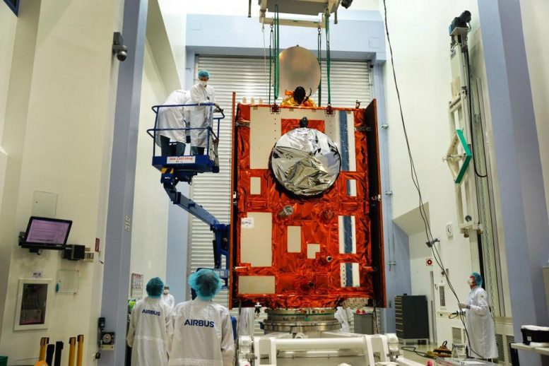Sentinel-6 Satellite Testing Chamber