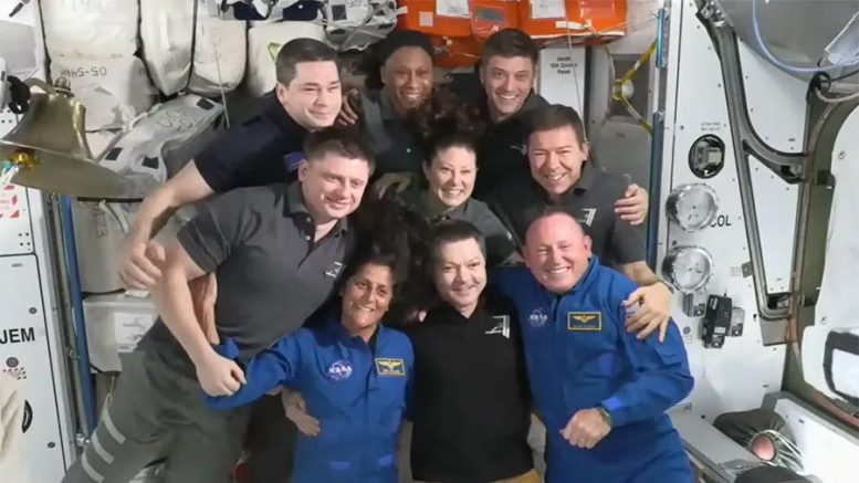 Seven Expedition 71 Crew Members