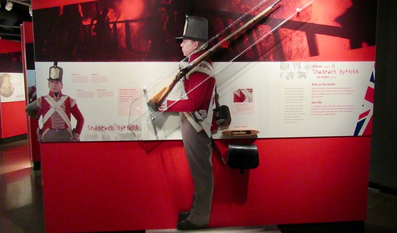 Shadrack Byfield Display at the Fort Erie Visitor Centre in Ontario