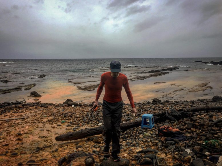 Shawn McGlynn Hot Spring Sampling