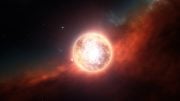 Shiny Exoplanet in Space Concept Close