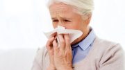 Sick Senior Woman Cold Flu