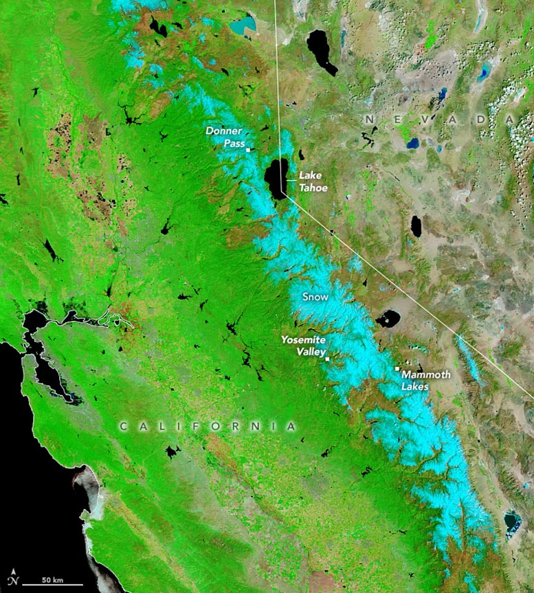 Sierra Snowpack May 3, 2024 Annotated