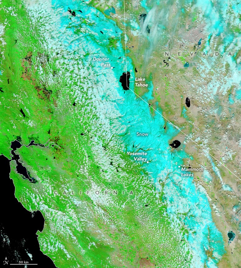 Sierra Snowpack May 5, 2024 Annotated