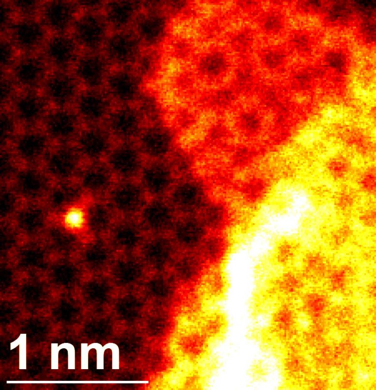 Silicon Atom in Graphene Crystal
