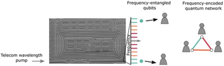 Silicon Microresonator Provides a Parametric Broadband Source for Frequency-Entangled Photon Pairs