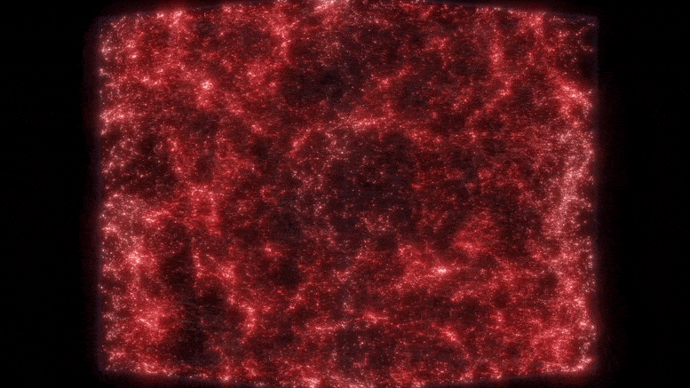 Simulated Galaxy Redshift Cube Sequence