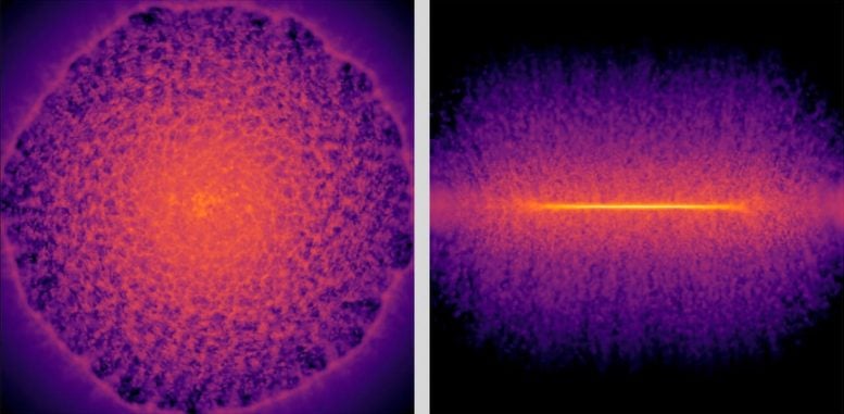 Simulated Supernova Gas Expansion